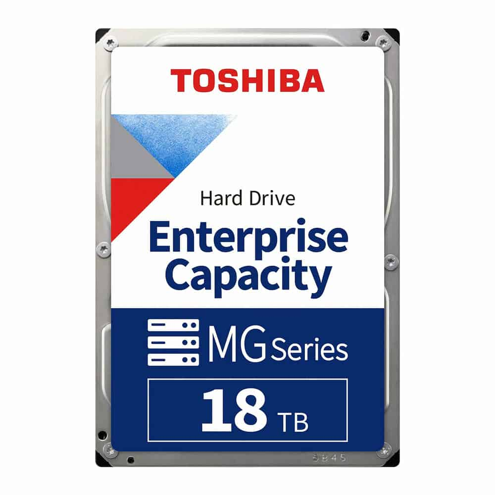 Toshiba MG09 Enterprise 18TB 3.5- NAS SAS 7200rpm HDD-Hard Drive